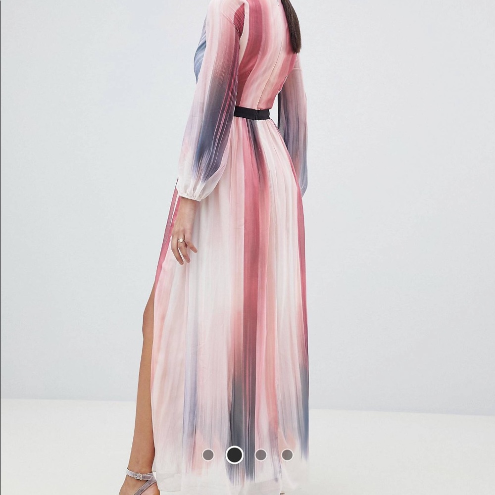 Lovely high leg split dress